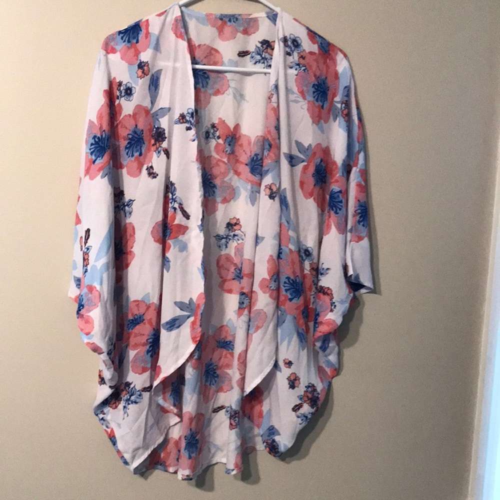 Floral kimono/cover up